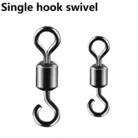 30pcs/lot Open splayed ring Single hook Fishing Swivels Ball Bearing Swivel  Lures  Connector Solid Ring Fish Tackle Accessories Accessories