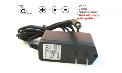 Wall Adapter Switching Power Supply 9VDC, 1A, 2.1mm, Negative Center - PSAD-0165