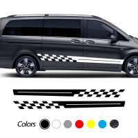 Car Side Stickers Door Decals For Mercedes Sprinter Benz Vito V Class Berlingo Fiat Ducato Renault Auto Tuning Accessories 2PCS