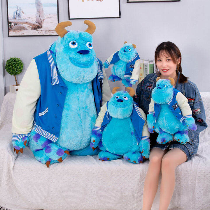 amila-monsters-university-ซัลลิแวนตาโตตุ๊กตาหนานุ่มฟ้ามีขนดกตุ๊กตาสัตว์ประหลาดของขวัญน่ารัก