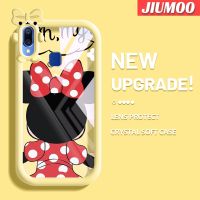 เคส JIUMOO สำหรับ VIVO Y95 Y91i Y91การ์ตูนมินนี่สีสันสดใสเลนส์กล้องถ่ายรูปแบบนิ่มมอนสเตอร์ตัวน้อยเคสโทรศัพท์แบบใสกันกระแทกเคสป้องกันความคิดสร้างสรรค์โปร่งใส