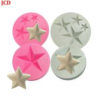 【CW】♚  1Pcs Five Star Manual Chocolate Silicone Mold Turning