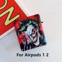 เคสซิลิโคน3d ลายตัวตลกโจ๊กเกอร์อวาตาร์สำหรับ Apple Airpods 1 2 Pro ฝาครอบอุปกรณ์เสริมบลูทูธเคส Fundas