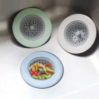 Kitchen Sink Drain Plugs Strainers Bath Drain Stopper Sink Floor Drain Plug Sewer Filter Mesh Hair Catcher Accessories 4 Colors Dishracks Sink accesso