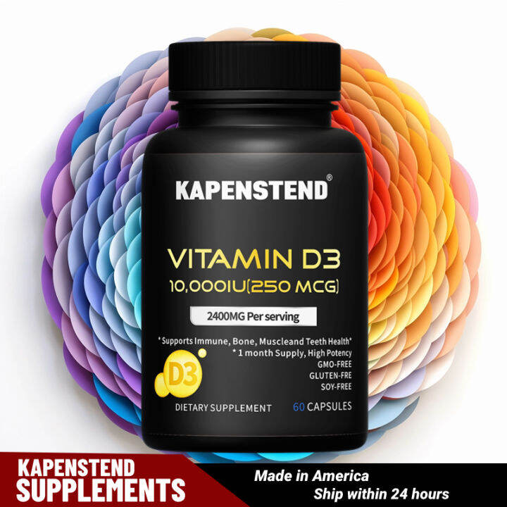 Vitamin D capsules Supplement to Support Bone, Joint, Breast, Heart