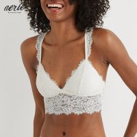 Aerie Eyelash Lace Racerback Bralette เสื้อชั้นใน ผู้หญิง ลูกไม้ (ABR 069-3074-125)