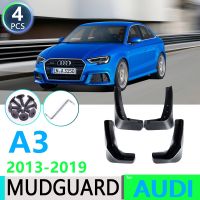 for Audi A3 Sportback Hatch 2013 2019 2014 2015 2016 2017 2018 Car Fender Mudguard Mud Flaps Guard Splash Flap Car Accessories