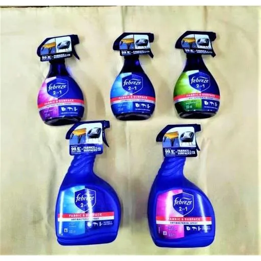 New Febreze 2in1 Antibacterial Disinfectant Spray Fresh Breeze