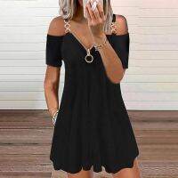 【CW】♚✗  Fashion 2023 Sleeveless Sundress Loose Beach Female Clothing