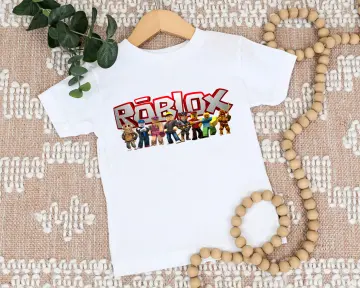 Roblox Printed Boys Short Sleeve T-shirt Kids Summer Tee Shirt Crew Neck  Tops For Age 5-12 Years