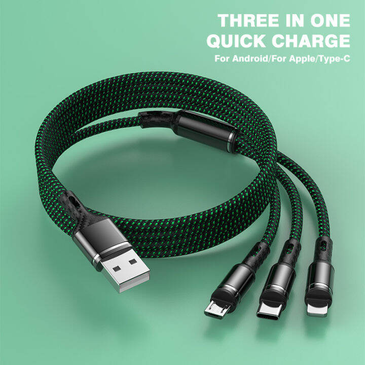 สายชาร์จ-3in1-fast-charging-usb-cable-for-iphone-microusb-type-c-สายยาว1-2m-หัวชาร์จ3หัวในเส้นเดียว-ชาร์จได้ทุกรุ่นiphone-huawei-oppo-vivo-xiaomi-samsung