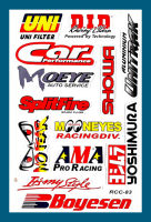 สติกเกอร์ Yoshimura Showa Team สติกเกอร์แต่งรถ สำหรับรถมอเตอร์ไซค์ ติดรถยนต์ หมวกกันน็อค โลโก้  Stickersยอดฮิด จำนวน 1 แผ่น