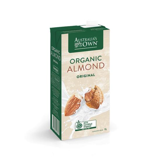 Sữa hạt hạnh nhân hữu cơ australia s own organic vị cơ bản thùng 8 hộp 1l - ảnh sản phẩm 3