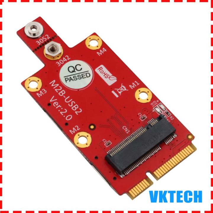 Professional M2 Key B To Mini Pci E Adapter With 2 Nano Sim Card Slots For 3g 4g 5g Module 1685