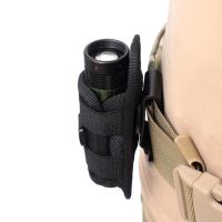 ：&amp;gt;?": Tactical Bag Outdoor Hiking Hunting Flashlight Storage Bag Cover Case Rotatable Waist Holster Torch Pouch Waist Bag