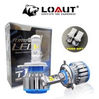 [ANYA Auto Parts] 2PCS T1 TURBO Led H1 H3 H4 H7 H11 H13 9004 9005 9006 9007 881ไฟหน้ารถไฟหน้าอัตโนมัติหมอกหลอดไฟ35W 3500LM หลอดไฟรถยนต์สีขาว6000K