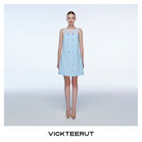 VICKTEERUT (ราคาปกติ 13,200-.) Re-Edition Double Breasted Sleeveless  Dress เดรสแขนกุด กระดุมสองแถว