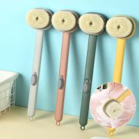 【CC】๑  Detachable Massage Shower Scrubber Accessories Cleaning Brushes Handle