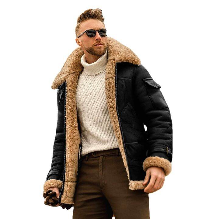 zzooi-mens-camel-stylish-flying-leather-jacket-men-mid-length-winter-fashion-vintage-leather-coats-overcoat-mens-fashion-clothing