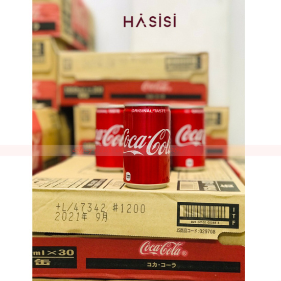 Thùng 30 lon coca cola tươi nhí hàng nhật original taste 30 lon x 160ml - ảnh sản phẩm 1