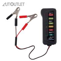 12V Car Battery Tester with 2 Test Clips Vehicle car Battery Electricity Condition Test Analyzer Voltage Diagnostic Tool