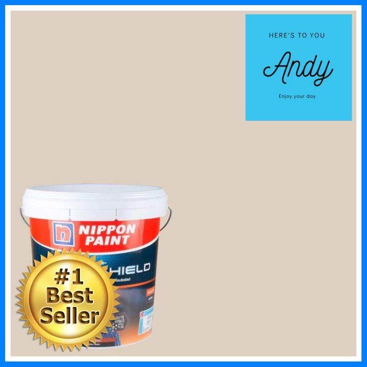 สีน้ำทาภายนอก NIPPON PAINT HYBRIDSHIELD สี WALL ARTE NPN1865P กึ่งเงา