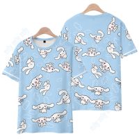 Lovely Cinnamoroll Print Blue T-Shirt Unisex Adults/Teens