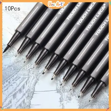 9pcs Drawing Pens Set, Art Pens, Ink Pens For Drawing, Sketching Pen, Artist  Pen, Black Fine Tip Pen, Fine Pen, Cartoon Pen, Outline Pen, Suitable For  Adults, Students