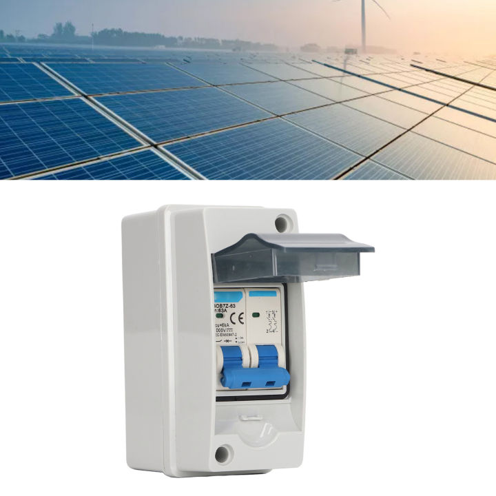 Pv Solar Disconnect Switch Plug And Play Overvoltage Protection 63a 