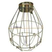 Metal Lamp Bulb Guard Clamp Vintage Light Cage Hanging Industrial Lamp Covers Pendant Decor for Home Bar lampshade