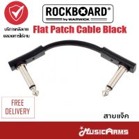 Rockboard Flat Patch Cable Black / Gold สายพ่วงเอฟเฟค Music Arms