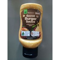 ?For you? Woolworths Secret Burger Sauce ซอส สำหรับ เบอร์เกอร์ วูลเวิร์ธ 330 มล .