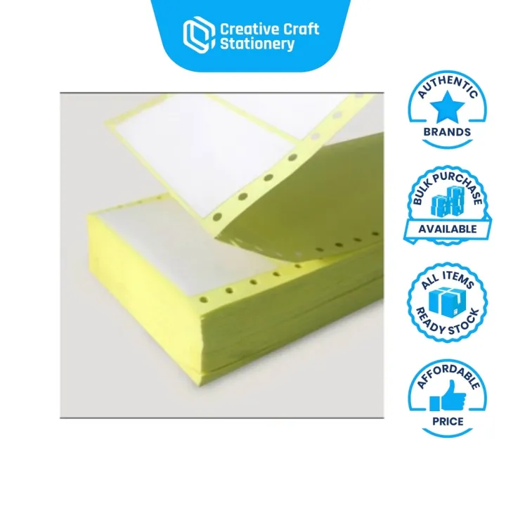 Dot matrix printer Computer Label Sticker 36mm X 102mm Address self