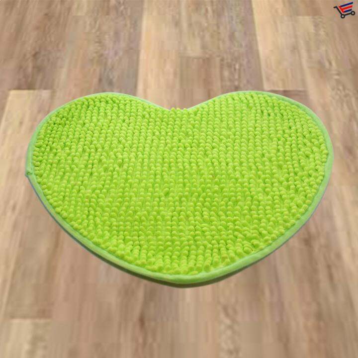 Door Mat Heart Shaped Design Green Lazada PH