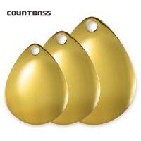 【hot】卍▤☫ COUNTBASS 50pcs Size 0-6 Gold Plated Colorado Spinner Blades Spinnerbaits Fishing Making Parts