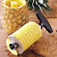 Pineapple Corer Slicers Stainless Steel Pineapple Corer Peeler Cutter Easy Fruit Parer Cutter Kitchen Restaurant Accessories Graters  Peelers Slicers