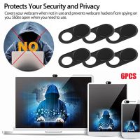 ● New 6PC WebCam Cover Shutter Magnet Slider Universal Antispy Camera Cover For Laptop PC For iPad Tablet Lenses Privacy Sticker