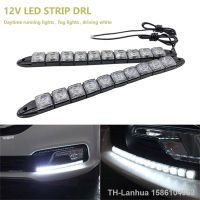 【LZ】▨☇✣  2pcs LED Fog Light Waterproof Car Truck Bendable Daytime Running Signal Light Daytime Running Light Headlight Retrofit Light