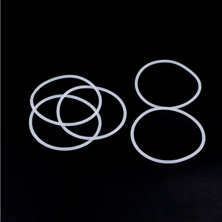 โอดีซี-เครื่องซักผ้าทรงกลมสีขาวหนา80มม-10ชิ้นแหวนยางรูปทรง-od-2มม-ไม่เป็นพิษสีขาว-vmq-55มม-ปะเก็นซิลิโคนหุ้มฉนวน5มม-กันน้ำ-white-od-55mm-2mm