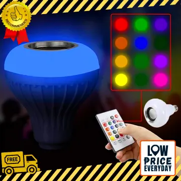 Kobra LED Color Changing Light Bulb with Remote Control - 16 Different  Color Choices Smooth, Fade, Flash or Strobe Mode - Smart Remote Lightbulb -  RGB