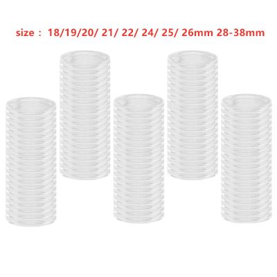 【YF】✠✧  10pcs 18/19/20/ 21/ 22/ 24/ 25/ 26mm 28-38mm Transparent Round Coin Capsules Storage Collection Holder Containers Boxes