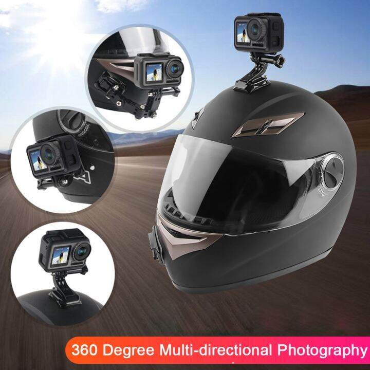 ชุดอุปกรณ์-ต่อกับหมวกกันน็อค-osmo-action-gopro-12-11-10-9-8-7-gopro-max-helmet-motorcycle-adjustment-base-mount