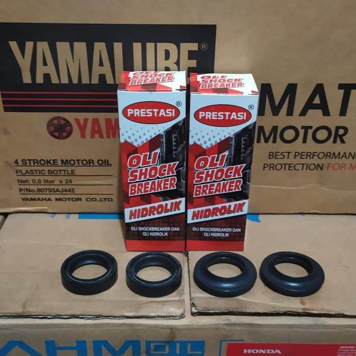Oli Shock Dan Seal Shock Depan Set Mega Pro Gl Pro Verza Cb150R Tiger Lazada Indonesia