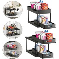 【CW】 Sliding Basket Cabinet Organizer   Sink Drawer - Storage Holders  amp; Racks Aliexpress