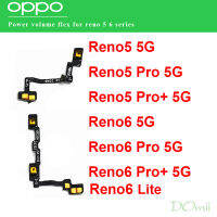 สายเคเบิ้ลยืดหยุ่นสำหรับพลังงาน OPPO Reno ปุ่มเพาเวอร์สำหรับเปลี่ยนเฟล็กซ์ริบบอนด้านข้าง5 6 Pro Plus Pro + 6 Lite 4G 5G