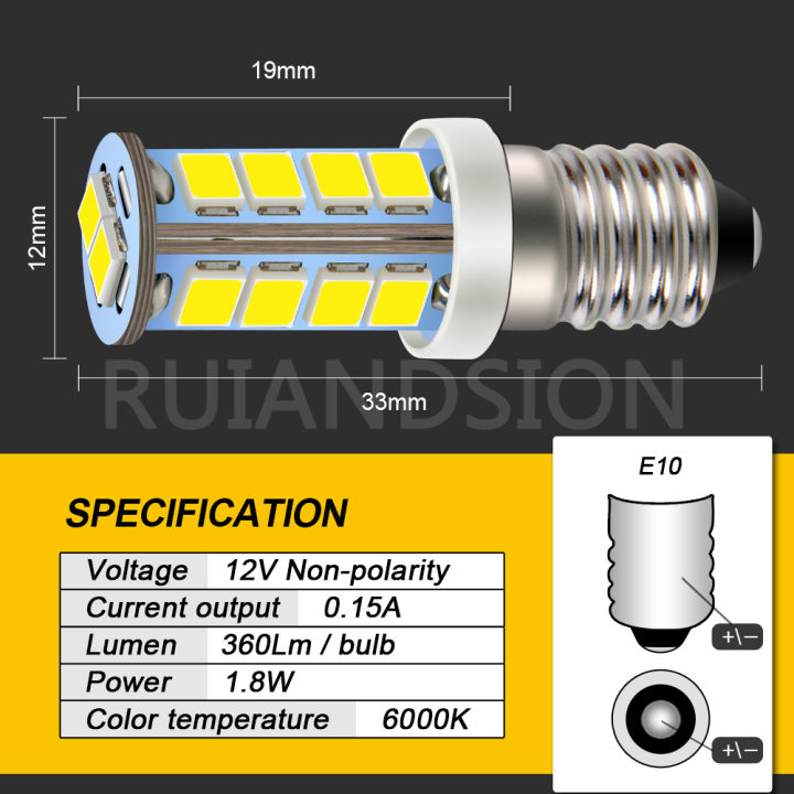 ruiandsion-1-pc-e10-18-smd-2835-led-lamp-xenon-white-6000k-flashlights-mes-miniature-screw-bulbs-lionel-dc-6v-12v