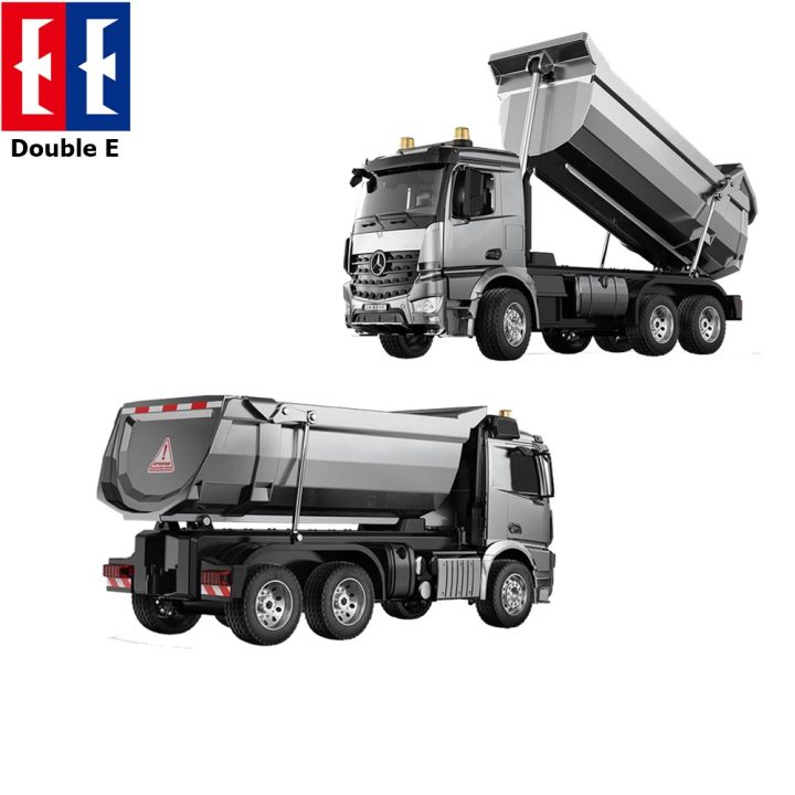 รถดัมพ์-e590-003-รถดั้ม-mercedes-benz-double-eagle-ระบบเซอร์โว-รถสิบล้อดั้มเหล็ก-dump-truck-รถบังคับ-1-14-2-4ghz-rc