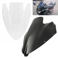 ❄❧แดด TAORIDER-MOTO กระจกกระจกบังลมบอลลูนสองชั้นสำหรับรถจักรยานยนต์ ER-6F ER6F 650R KAWASAKI Ninja 2006 2007 2008