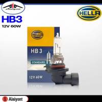 ส่งฟรี!! HELLA หลอดไฟ HELLA HB3 12V. 65W ของแท้ หลอดไฟ HB3 รหัสหลอดไฟ 8GH 005 635-121