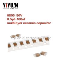 ♘☑ 0805 16 50V 4.7 100pcs SMD Chip Multilayer Ceramic Capacitor 0.5pF - 47uF 22pF 100pF 1nF 10nF 100nF 1uF 0.1uF 2.2uF 10uF 22uF